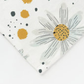 Bloemen zijn de woorden van de aarde fleece deken (Hoek)