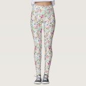 Bloemen zijn de woorden van de aarde leggings (Voorkant)