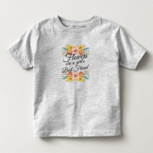 Bloemen zijn een meisjes beste vriend - Zinnia-kun Kinder Shirts