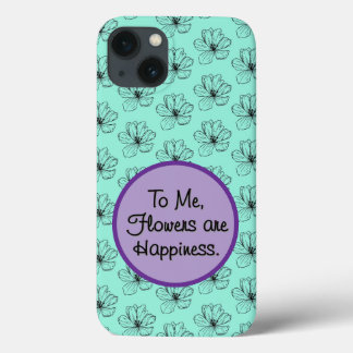 Bloemen zijn geluk Case-Mate iPhone case