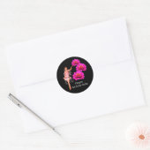 Bloemen zijn Gods glimlach Inspirerend Ronde Sticker (Envelop)