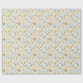 Bloemen zijn het alfabet van engelen cadeaupapier (Vlak)