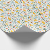 Bloemen zijn het alfabet van engelen cadeaupapier (Hoek)