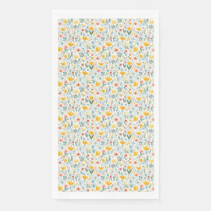 Bloemen zijn het alfabet van engelen servet