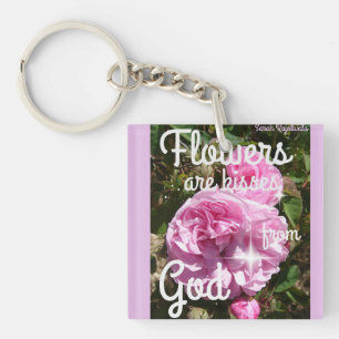 Bloemen zijn Kisses uit het Inspirerend Notitieboe Sleutelhanger
