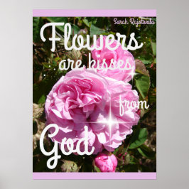 Bloemen zijn Kisses uit het Inspirerend Poster van