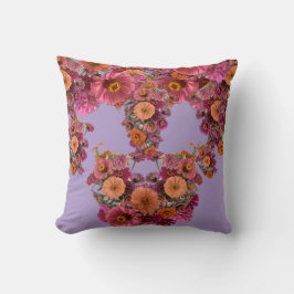 Bloemen Zinnia Boeket Maureen Girard Kleurrijk Kussen