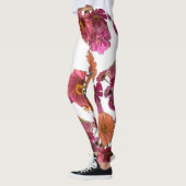 Bloemen Zinnia Boeket Maureen Girard Kleurrijk Leggings (Links)