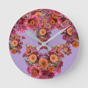 Bloemen Zinnia Boeket Maureen Girard Kleurrijk Ronde Klok