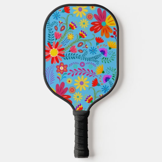 Bloemen zo helder pickleball paddle (Voorkant)