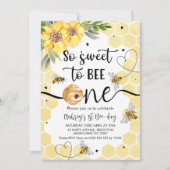 Bloemen zo lief om één bij 1e verjaardag te zijn kaart (Voorkant)