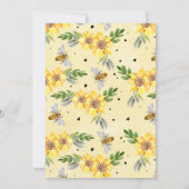 Bloemen zo lief om één bij 1e verjaardag te zijn kaart (Achterkant)