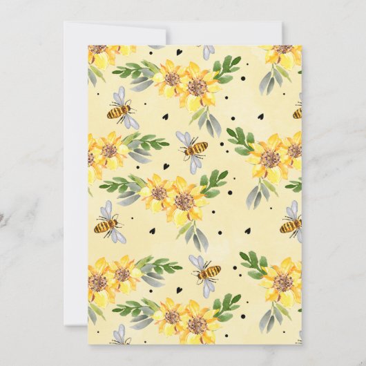 Bloemen zo lief om één bij 1e verjaardag te zijn kaart (Achterkant)