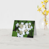 "Bloemen zoals Vlinders " Kaart (Gele Bloem)