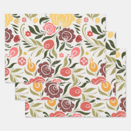 Bloemen - Zoe Inpakpapier Vel