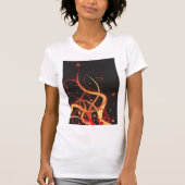 Bloemen Zomer Glow Vrouwen T-shirt (Voorkant)