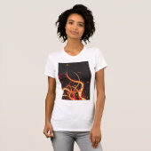 Bloemen Zomer Glow Vrouwen T-shirt (Voorkant volledig)