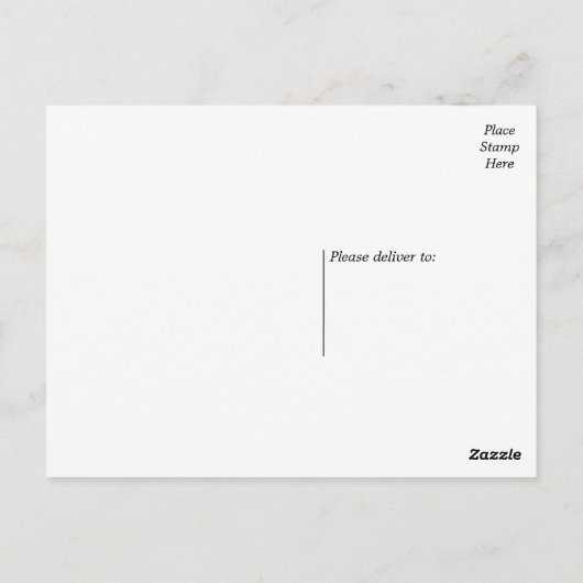 Bloemen Zonnebloem Bedankt Zwarte & Gele Bloemen Briefkaart (Achterkant)