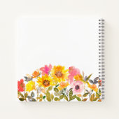 Bloemen Zonnebloem Botanische Naam Dankbaarheid Ti Notitieboek (Achterkant)