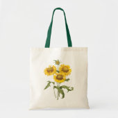 bloemen zonnebloem met bloemen door roodoute tote bag (Voorkant)