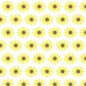 Bloemen Zonnebloem Patronen Gouden Gele Bloemen Sticker (Voorkant)