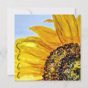 Bloemen Zonnebloem Verrassing Verjaardagsfeest Kaart