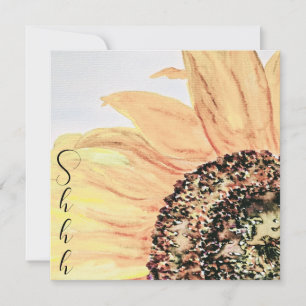 Bloemen Zonnebloem Verrassing Verjaardagsfeest Kaart
