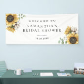 Bloemen Zonnebloem Zomer Vrijgezellenfeest Spandoek (Beurs)