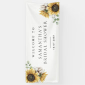 Bloemen Zonnebloem Zomer Vrijgezellenfeest Spandoek (Verticaal)