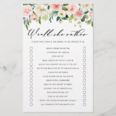  bloemen zouden ze liever Vrijgezellenfeesten spel (Voorkant)