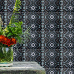 Bloemen Zwart Blauw Patroon met Folk Art Motieven Tegeltje<br><div class="desc">Prachtige keramische tegel, zorgvuldig vervaardigd om een rijk ontwerp te presenteren dat bloemenelementen verweeft met betoverende volkskunstmotieven. De ingewikkelde patronen, meesterlijk gerangschikt in een harmonieuze mix van zwarte, blauwe en witte tinten, creëer een boeiend visueel wandtapijt dat een aura van elegantie toevoegt aan elke ruimte. Verbeter uw omgeving met deze...</div>