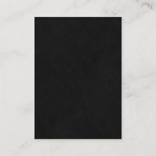 Bloemen Zwart en Grijs Bruiloft Wishing Well Informatiekaartje (Achterkant)