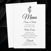 Bloemen Zwart Wit Minimalistische Zonnebloem Huwel Menu