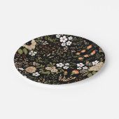 Bloemen Zwarte Wilde Bloemen Botanische Bloemen Hu Papieren Bordje (Gekanteld)