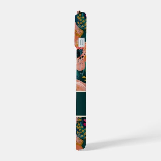 Bloemenaam iPhone 15 Case (Linkerkant)