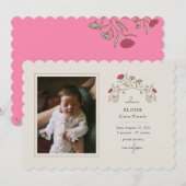  bloemenaankomst kaart (Voorkant / Achterkant)