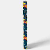 Bloemenachtergrond mooi ontwerp Case-Mate iPhone case (Achterkant / Links)