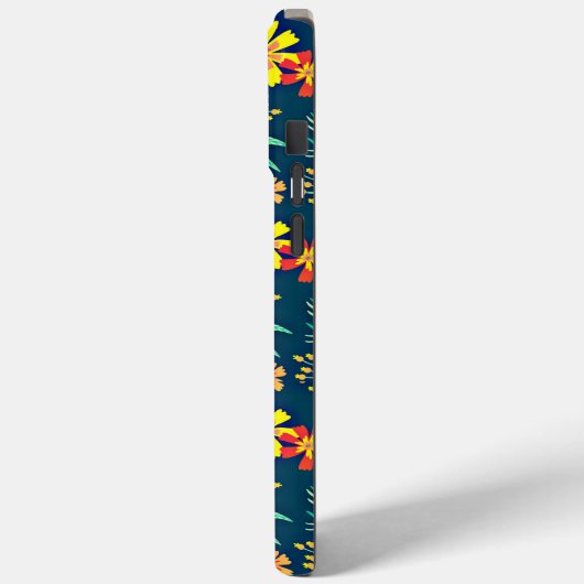 Bloemenachtergrond mooi ontwerp Case-Mate iPhone case (Achterkant / Links)