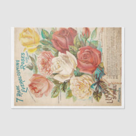 bloemenadvertentie tissuepapier