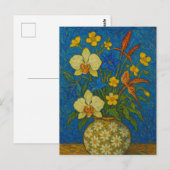 Bloemenaffiche Briefkaart (Voorkant / Achterkant)