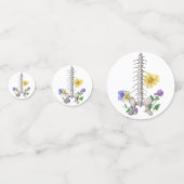 Bloemenanatomie - wervels, heupbot confetti (Voorkanten)