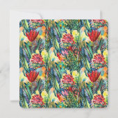 Bloemenaquarel – 80 & Fabulous Verjaardag Kaart (Achterkant)