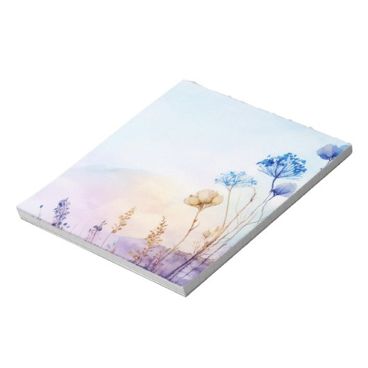 Bloemenaquarel notitieblok (Linkerzijde)