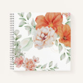 Bloemenaquarel notitieboek (Voorkant)