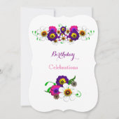 Bloemenarrangement Verjaardagsfeest Feesten Kaart (Voorkant)