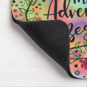 bloemenavontuur begint citaat muismat (Hoek)