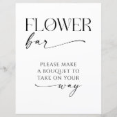 Bloemenbalk Vrijgezellenfeest Favorieten Teken (Voorkant)