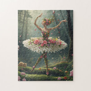 Bloemenballet in het betoverde woud legpuzzel