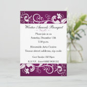 Bloemenbanket uitnodiging (Staand voorkant)