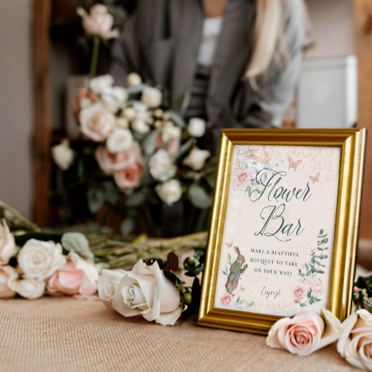 Bloemenbar Sprookje  Alice in Wonderland Poster